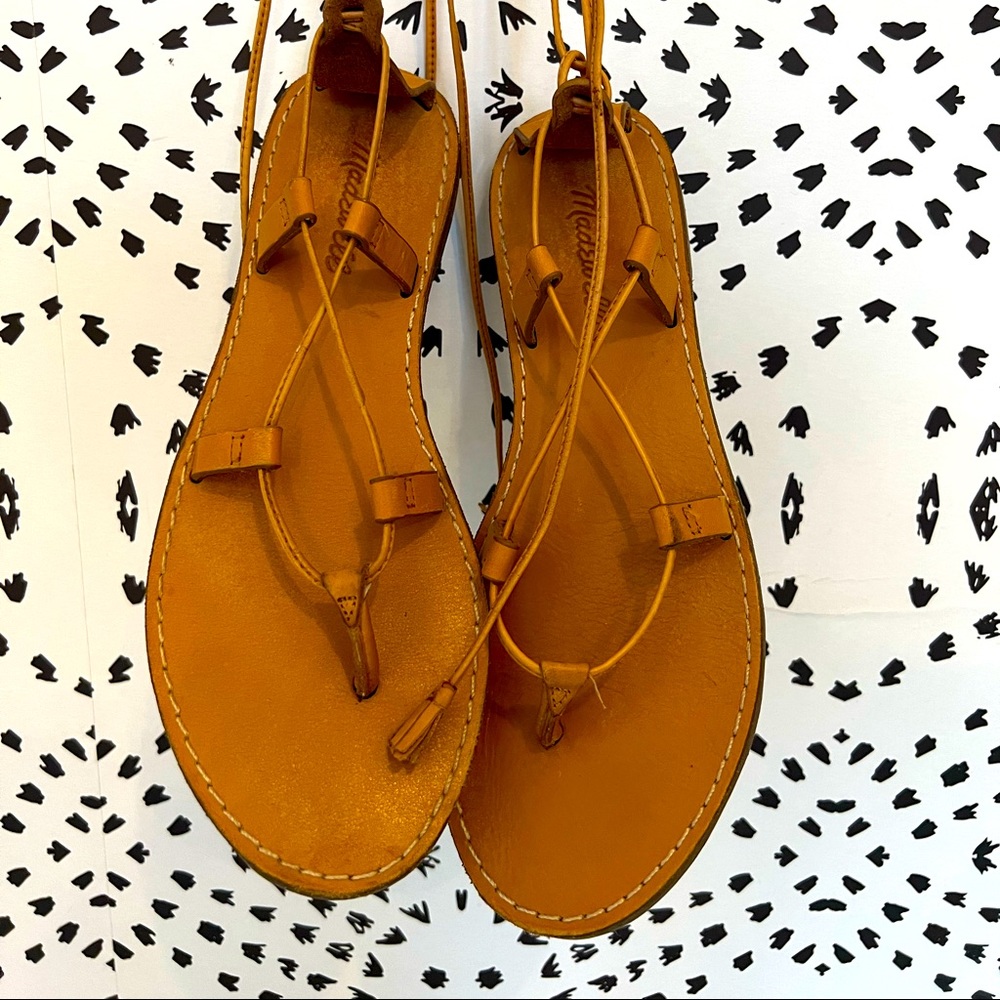 Madewell boardwalk lace up sandal
